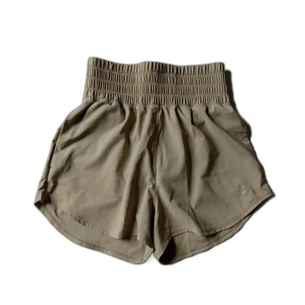 Nike One Neutral Olive Dri-Fit Ultra High Waisted 3